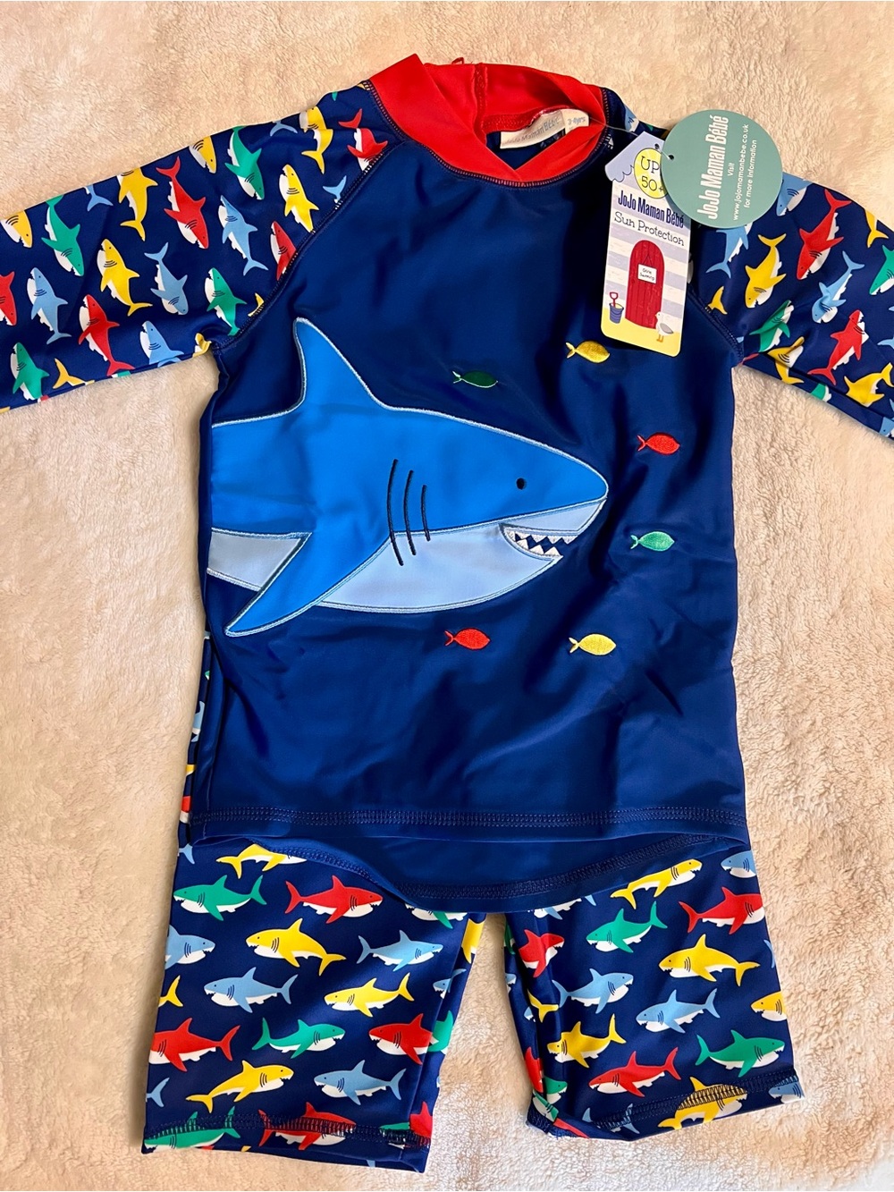 Jojo Maman Bebe Baby Boys' 2 Piece Sun Protection Suit